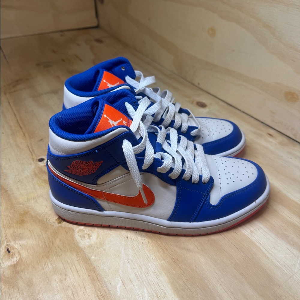 Adidas Blue and Orange Sneakers